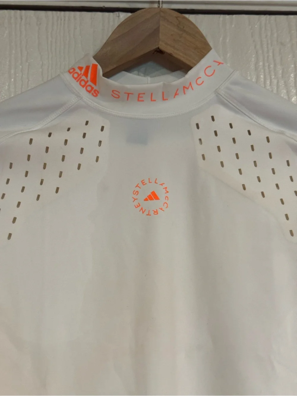 Adidas × STELLA MCCARTNEY TRUEPURPOSE LONG SLEEVE PERFORMANCE TOP SIZE S WHITE